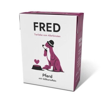 Fred & Felia FRED 10x390g Pferd Mit Süßkartoffeln 3 Fred & Felia FRED 10x390g Pferd Mit Süßkartoffeln