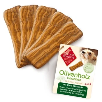 ChronoBalance Olivenholz Kauknochen Für Hunde 350 G 3 ChronoBalance Olivenholz Kauknochen Für Hunde 350 G