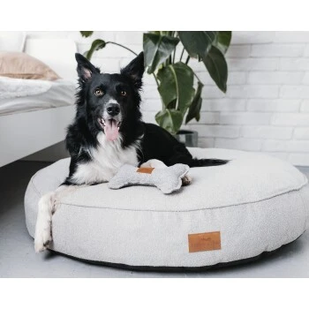 Freudentier Kuscheliges Hundebett Mit Memory Foam ⌀100cm Hellgrau 1 M 9 Freudentier Kuscheliges Hundebett Mit Memory Foam ⌀100cm Hellgrau 1 M – Bild 7