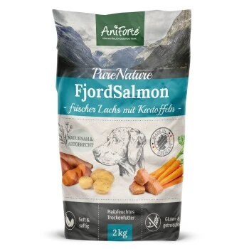 Aniforte Trockenfutter FjordSalmon - Frischer Lachs Mit Kartoffeln 2 Kg 3 Aniforte Trockenfutter FjordSalmon - Frischer Lachs Mit Kartoffeln 2 Kg