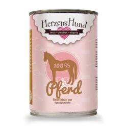 HerzensHund Reinfleisch Pur Pferd 12x400g
