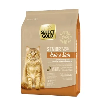 SELECT GOLD Hair+Skin Senior Geflügel & Lachs 2,5 Kg 3 SELECT GOLD Hair+Skin Senior Geflügel & Lachs 2,5 Kg