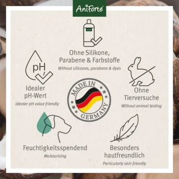 Aniforte Shampoo Sensitiv Fellharmonie 200ml 7 Aniforte Shampoo Sensitiv Fellharmonie 200ml – Bild 5