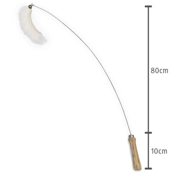 Kater Kasimir Premium Katzenangel Mit 4 Handgemachten Anhängern Aus Naturmaterial 4 Kater Kasimir Premium Katzenangel Mit 4 Handgemachten Anhängern Aus Naturmaterial – Bild 2