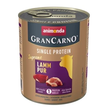 Animonda GranCarno Single Protein Supreme Lamm Pur 6x800 G 3 Animonda GranCarno Single Protein Supreme Lamm Pur 6x800 G