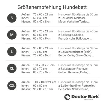 Doctor Bark Hundebett Grau S 10 Doctor Bark Hundebett Grau S – Bild 8