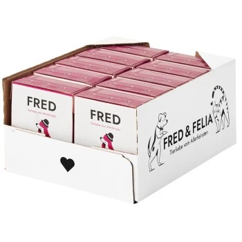 Fred & Felia FRED 10x390g Pferd Mit Süßkartoffeln 4 Fred & Felia FRED 10x390g Pferd Mit Süßkartoffeln – Bild 2