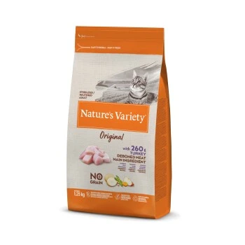 Nature's Variety Original Kroketten Mit Entbeinter Pute Für Sterilisierte Katzen 1,25 Kg 3 Nature's Variety Original Kroketten Mit Entbeinter Pute Für Sterilisierte Katzen 1,25 Kg
