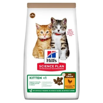 Hill's Science Plan No Grain Kitten Mit Huhn Ohne Getreide 1,5 Kg 3 Hill's Science Plan No Grain Kitten Mit Huhn Ohne Getreide 1,5 Kg
