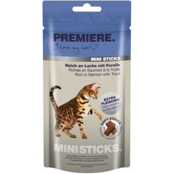 PREMIERE Mini Sticks 7x50g Lachs Mit Forelle 3 PREMIERE Mini Sticks 7x50g Lachs Mit Forelle