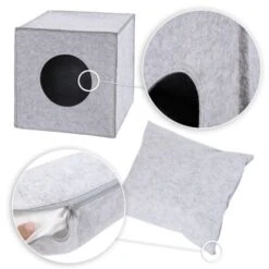 Lionto Katzenhöhle Aus Filz + Kissen - Regalhöhle Hellgrau -ROYAL CANIN Verkaufsgeschäft 6e0643927846824ceee275749bce7b9d4904b95b 1657087 de DE dfa15b7ed9535d6d02496ce8bc5da43f80e81d13GWlv0l