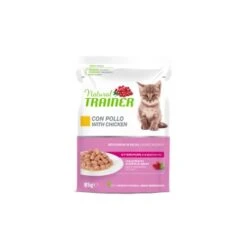 Natural Trainer Kitten & Young 12x85g Huhn