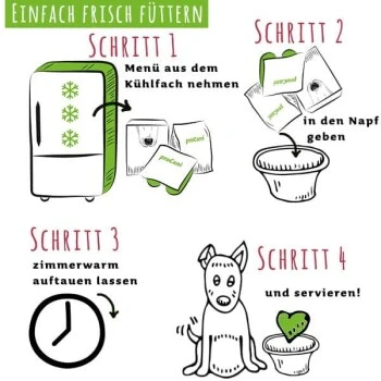 ProCani Frisch & Fertig Menü-Nuggets Misch-Paket 10x480g 4 ProCani Frisch & Fertig Menü-Nuggets Misch-Paket 10x480g – Bild 2