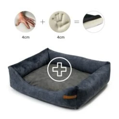 Rexproduct Otto Orthopädisches Hundebett Graphit S-XL Khaki S