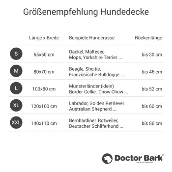 Doctor Bark Liegedecke Schwarz S 8 Doctor Bark Liegedecke Schwarz S – Bild 6