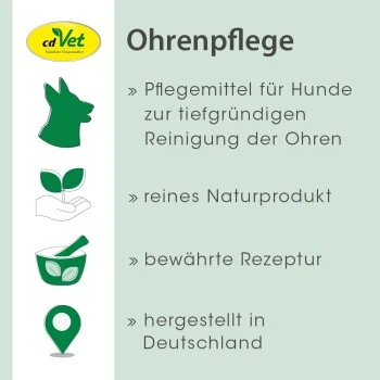 CdVet Ohrenpflege 20ml 4 CdVet Ohrenpflege 20ml – Bild 2