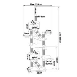 Lionto Kratzbaum XXL, Höhenverstellbar (230 - 250 Cm) Dunkelgrau -ROYAL CANIN Verkaufsgeschäft a36fcc566d4831d79f29f0ae2103b3286b769587 1657032 de DE 64c5f65a4f6e9a66e74570e1af5d83538ee6f0f4amhYQS