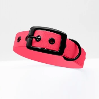 THE DOG IDEA Biothane Halsband Pink Schwarz S 3 THE DOG IDEA Biothane Halsband Pink Schwarz S
