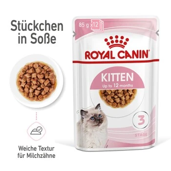 ROYAL CANIN Kitten 12x85g In Soße 8 ROYAL CANIN Kitten 12x85g In Soße – Bild 6