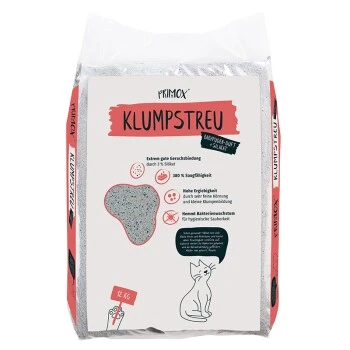 PRIME PRIMOX Klumpstreu Babypuderduft Silikat 12kg 3 PRIME PRIMOX Klumpstreu Babypuderduft Silikat 12kg