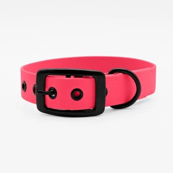 THE DOG IDEA Biothane Halsband Pink Schwarz S 7 THE DOG IDEA Biothane Halsband Pink Schwarz S – Bild 5