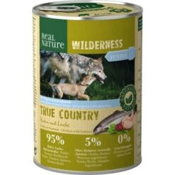 REAL NATURE WILDERNESS Junior Huhn Mit Lachs 6x400 G
