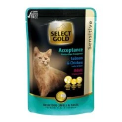 SELECT GOLD Adult Acceptance Huhn Mit Leber & Lachs 12x85 G