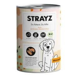 STRAYZ BIO 6x400g Pute Mit Kürbis, Fenchel & Reis