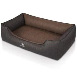 Knuffelwuff Orthopädisches Hundebett Outback Aus Laser-gestepptem Kunstleder Schwarz/ Braun M-L -ROYAL CANIN Verkaufsgeschäft d13c7c1453ad0fd80e92097a2bd0ec33cdfe2372 1412025 de DE d39babaa1a7c2838c51f818b5164836802203406vLRSQj