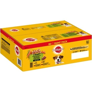 Pedigree Multipack Gemischte Selektion Sauce 80x100g