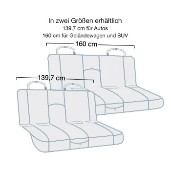 Kurgo Wander Rücksitz-Autoschondecke, Schwarz 6 Kurgo Wander Rücksitz-Autoschondecke, Schwarz – Bild 4