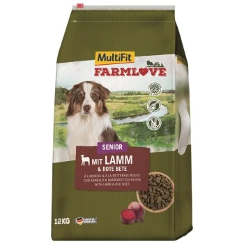 MultiFit Farmlove Senior Lamm & Rote Bete 12kg 3 MultiFit Farmlove Senior Lamm & Rote Bete 12kg