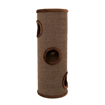 Lionto 100cm Kratztonne Mit Sisal Braun 3 Lionto 100cm Kratztonne Mit Sisal Braun