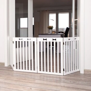 Trixie Hunde-Absperrgitter 4-teilig 5 Trixie Hunde-Absperrgitter 4-teilig – Bild 3