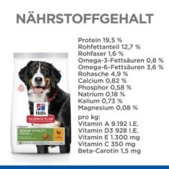 Hill's Science Plan Senior Vitality Large Breed Mature Adult 6+ Mit Huhn 14 Kg -ROYAL CANIN Verkaufsgeschäft e718dddb398dca00f75a5ba3ec47d4bc00fac342 52742025964 5