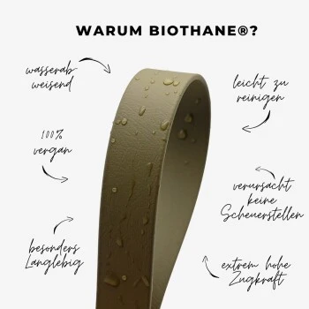 THE DOG IDEA Biothane Halsband Pink Schwarz S 5 THE DOG IDEA Biothane Halsband Pink Schwarz S – Bild 3